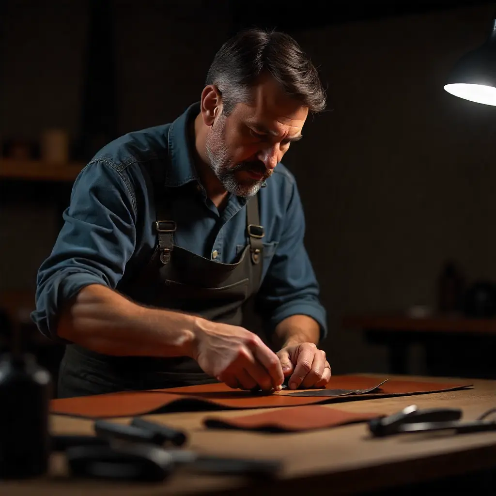   craftsman working in workshop