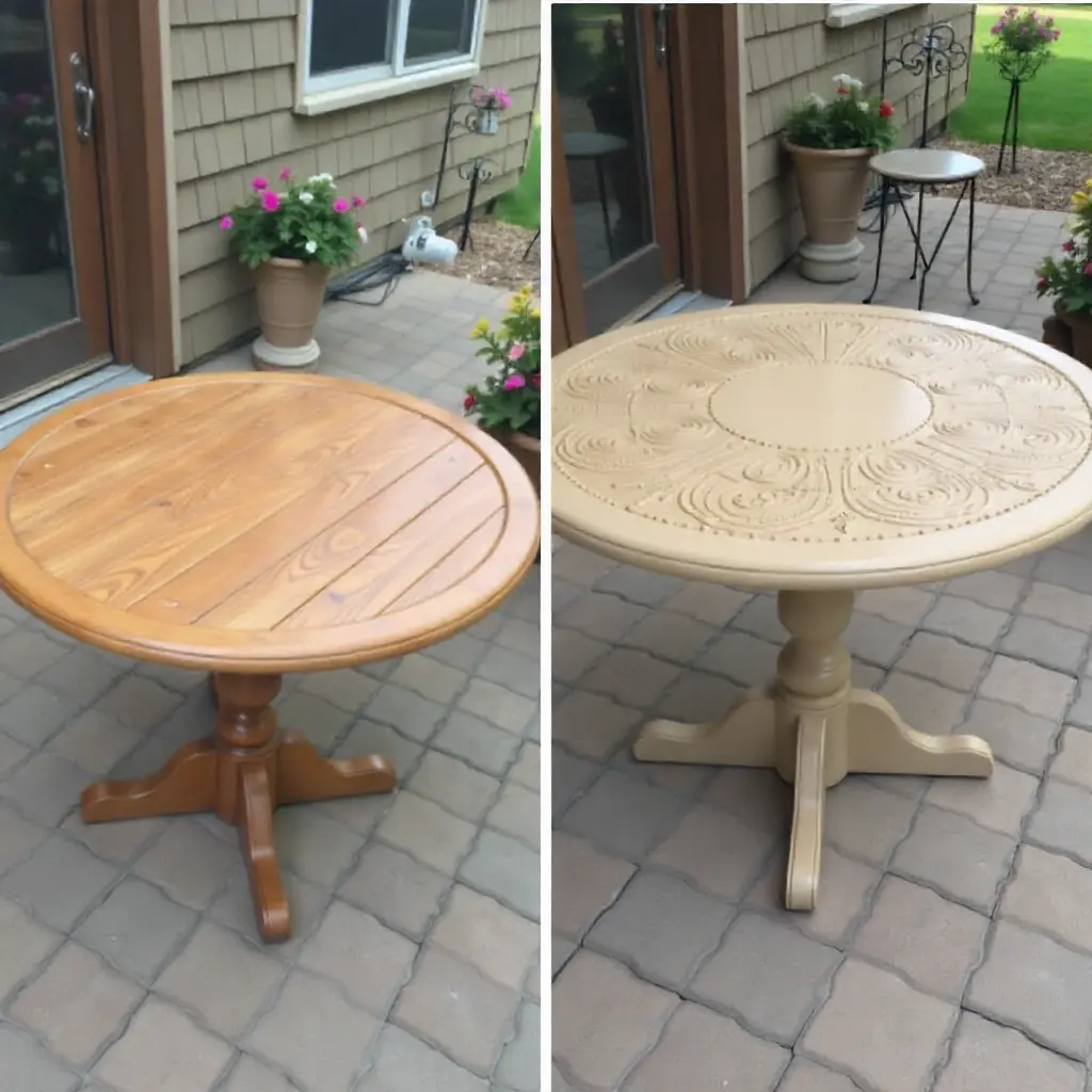 Patio table refinishing service